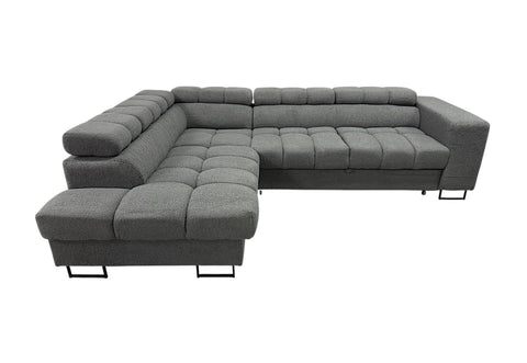 Corner Sofa , Sofa Bed TEDDY GREY