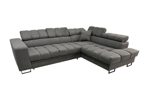 Corner Sofa , Sofa Bed TEDDY GREY