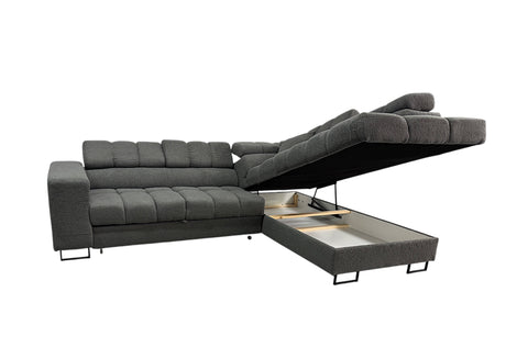 Corner Sofa , Sofa Bed TEDDY GREY