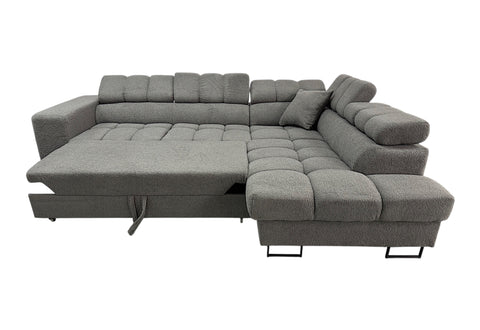 Corner Sofa , Sofa Bed TEDDY GREY