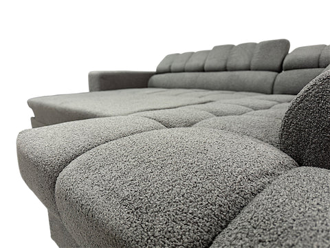 Corner Sofa , Sofa Bed TEDDY GREY